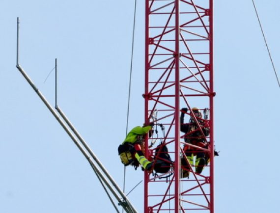 140 METER LATTICE MAST, SOWITEC, GERMANY