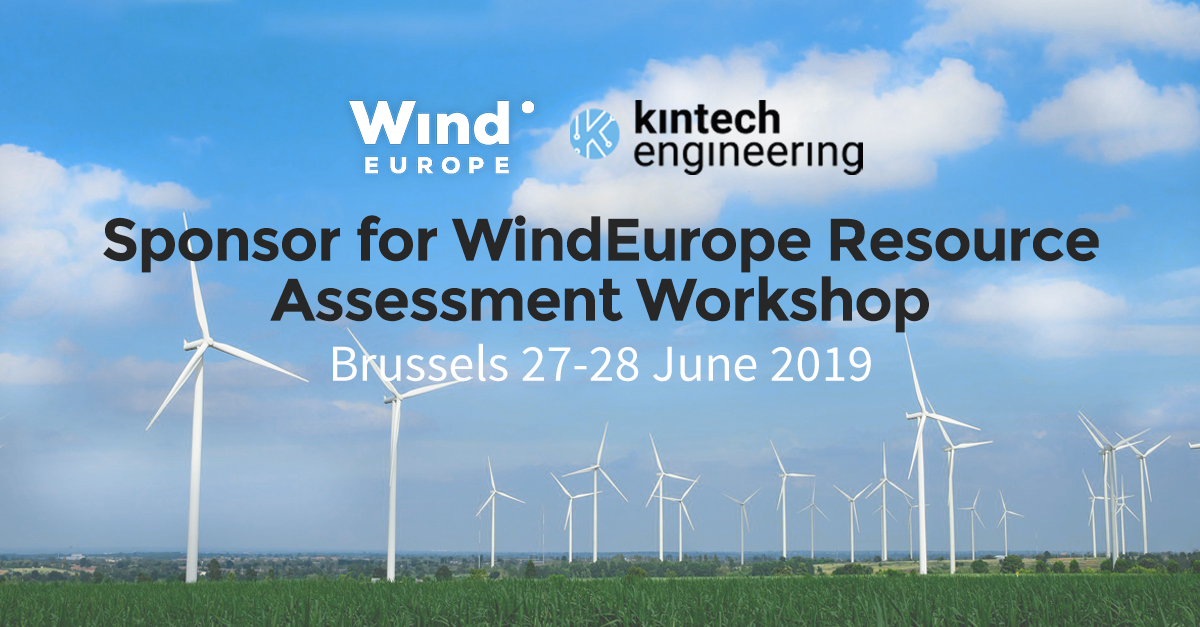 Kintech Engineering Sponsors WindEurope Resource Assessment Workshop