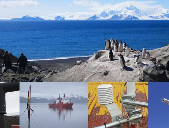 Data-logging and satellite communication to the Gabriel de Castilla scientific research center in Antarctica