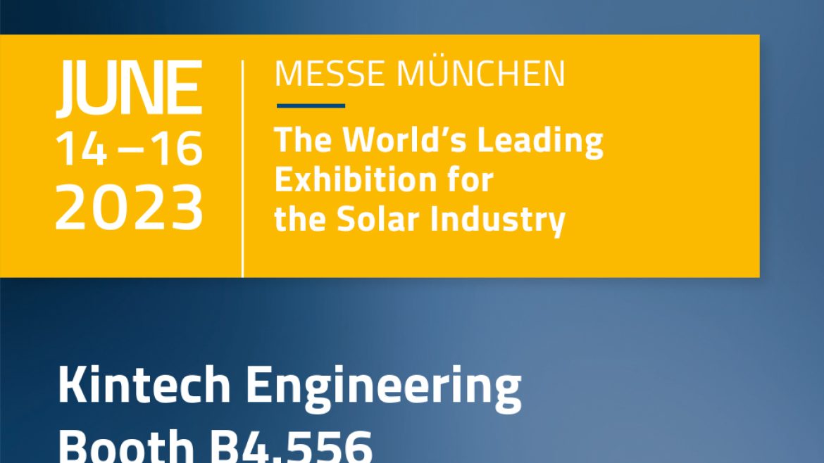 Intersolar exhibition in Munich, Germany 2023